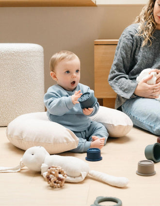 Doomoo Softy Breastfeeding Pillow, Chiné Sand