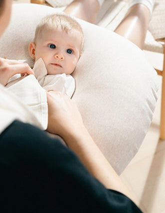 Doomoo Softy Breastfeeding Pillow, Chiné Sand