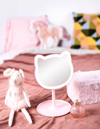 GioPerfect Gato Espejo LED Cosmético InnoGIO, Rosa