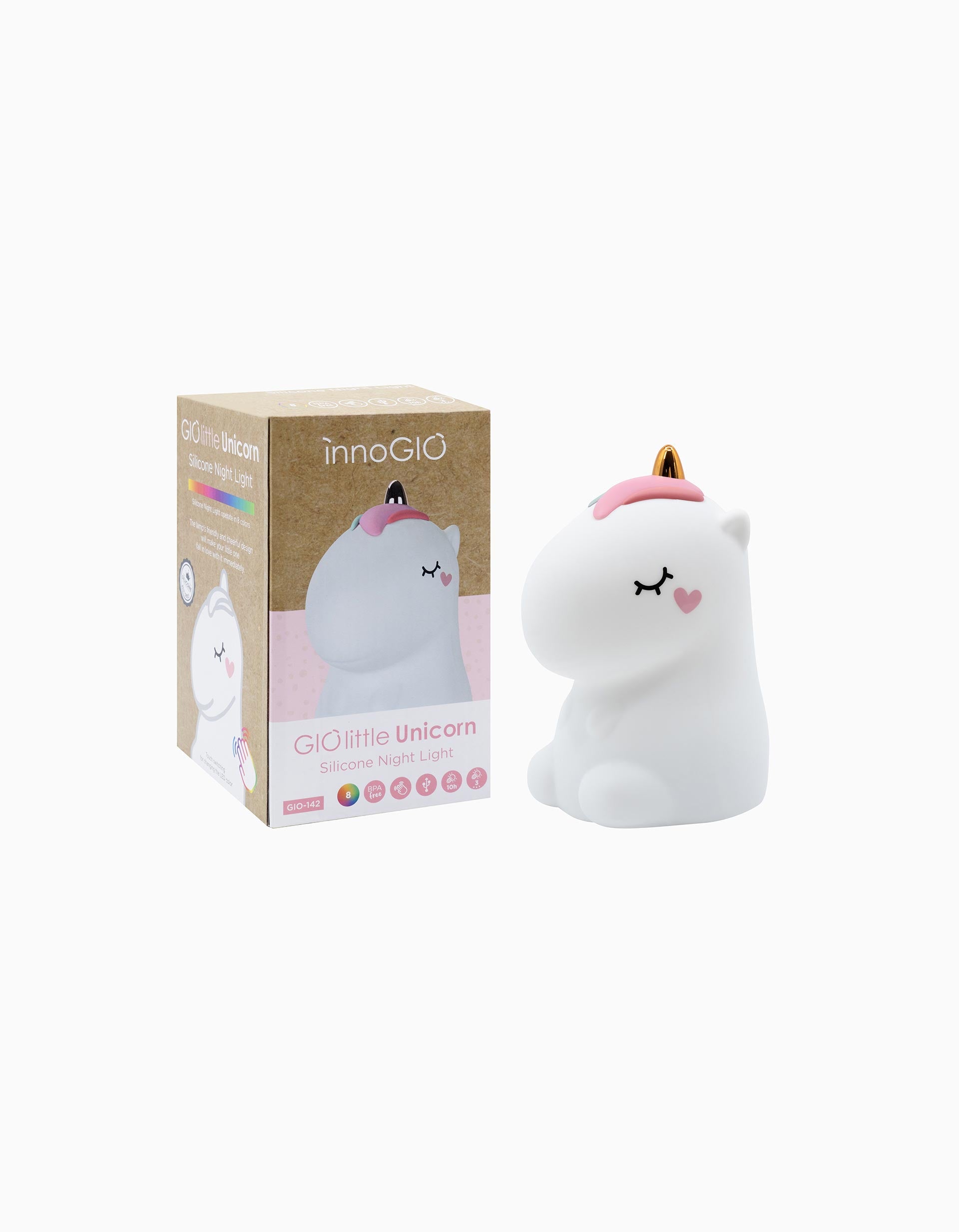 Luz de Presença GioUnicorn de Silicone InnoGIO