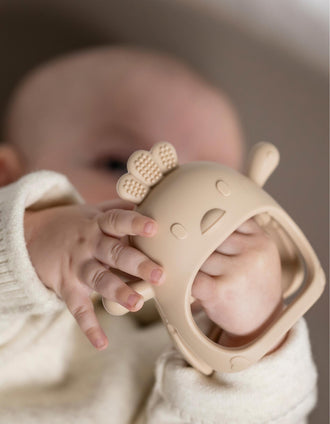 Moufle de Dentition en Silicone Nattou 0M+, Clay