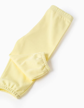 Pijama de algodón + babero para recién nacida y bebé, blanco/amarillo/rosa