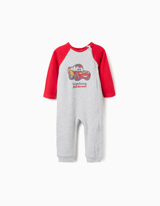 Pelele con estampado Rayo McQueen para recién nacido y bebé, gris/rojo