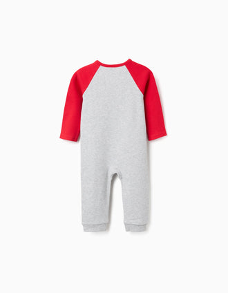 Pelele con estampado Rayo McQueen para recién nacido y bebé, gris/rojo