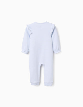 Pelele con estampado de Stitch para recién nacida y bebé, blanco/azul