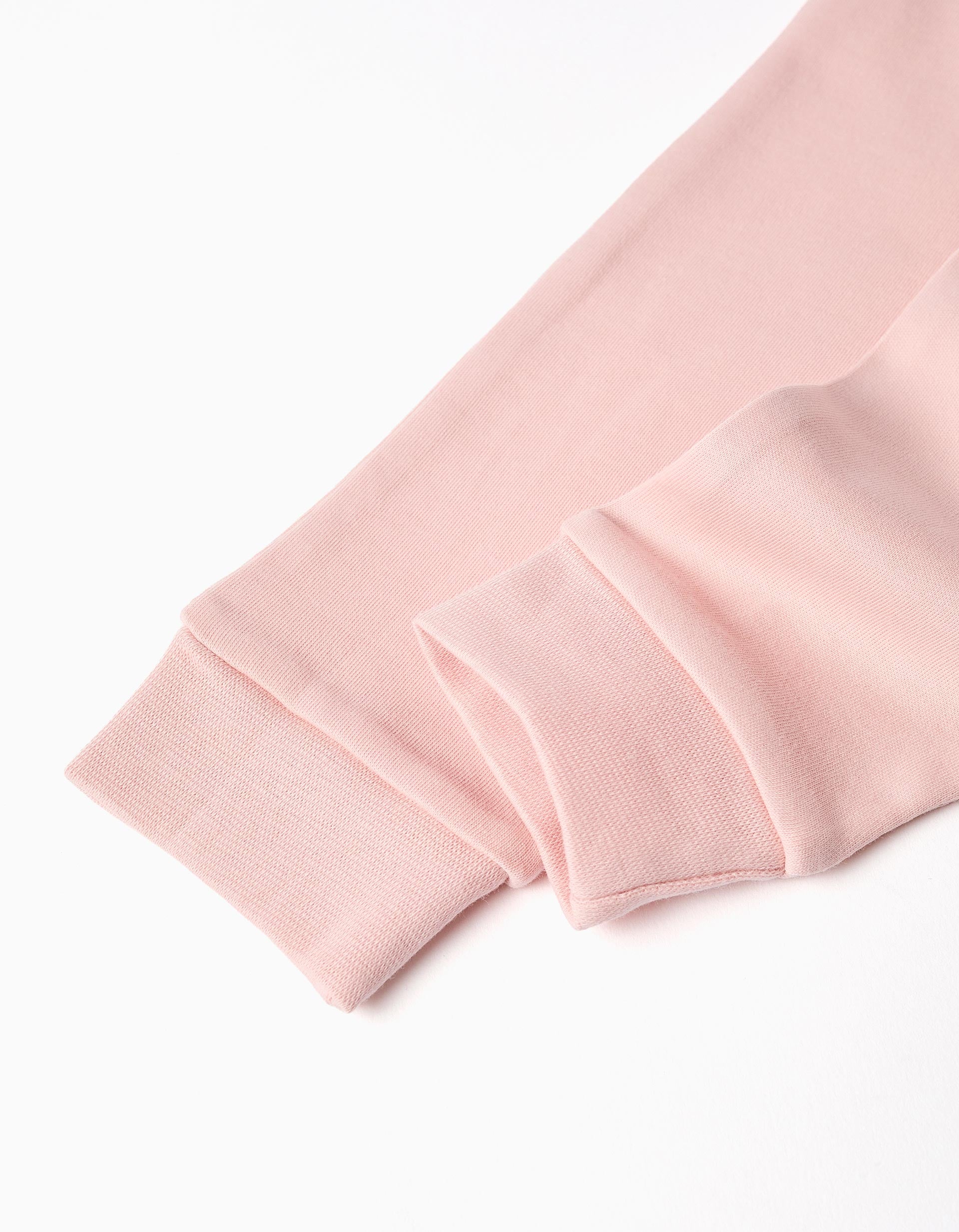 4 plain/floral trousers for newborn and baby girls, multicolour