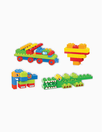Bloques de Construcción 50Pzs Kidz Up, 3A+
