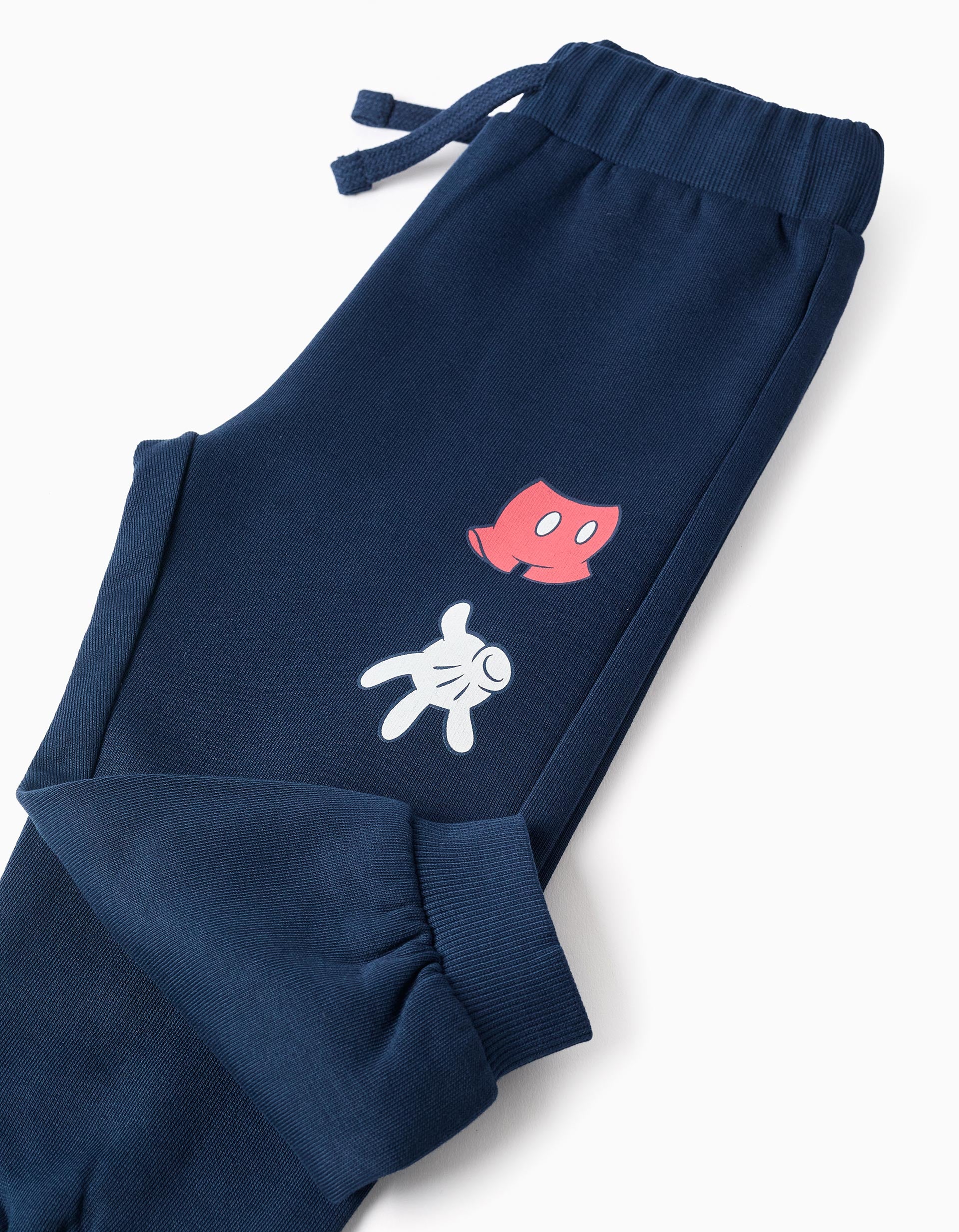 Sudadera + pantalones perchados con Mickey para bebé niño, azul/blanco