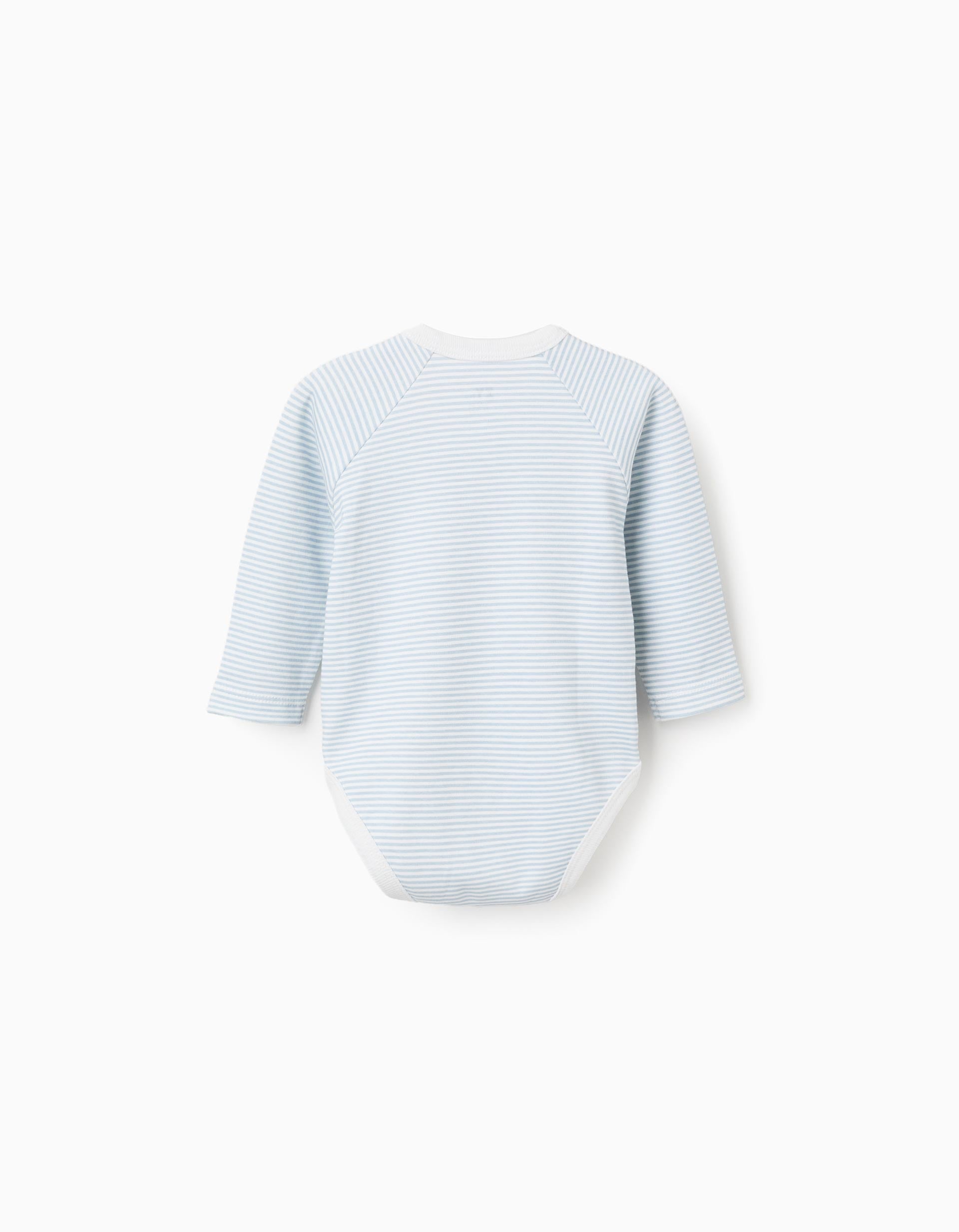 4 bodies croisés rayés/imprimés pour nouveau-né et bébé, multicolore