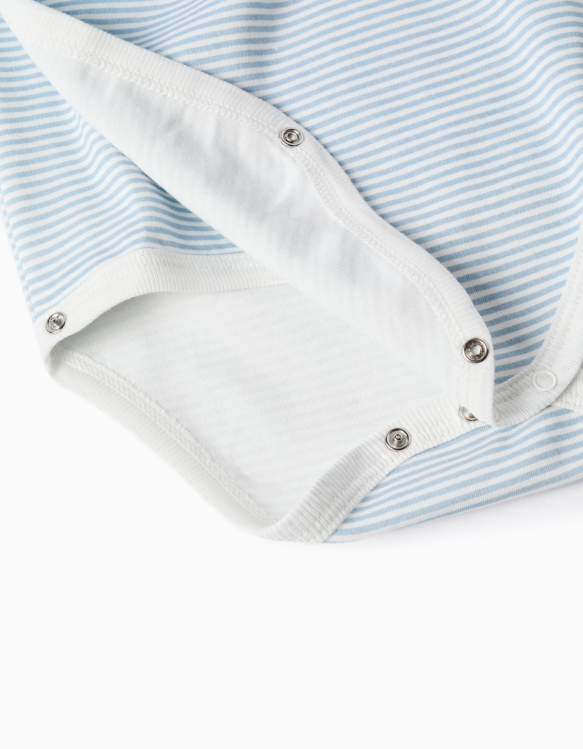 4 bodies croisés rayés/imprimés pour nouveau-né et bébé, multicolore