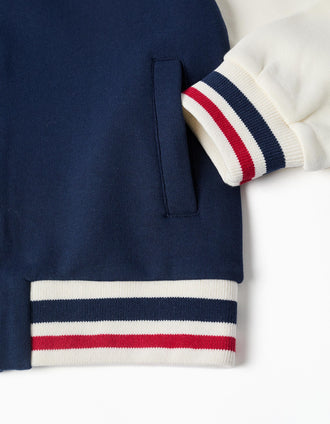 Chaqueta bomber perchada con estampado Spider-Man para niño, multicolor