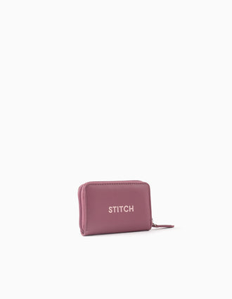 Portefeuille avec imprimé Stitch pour fille, rose