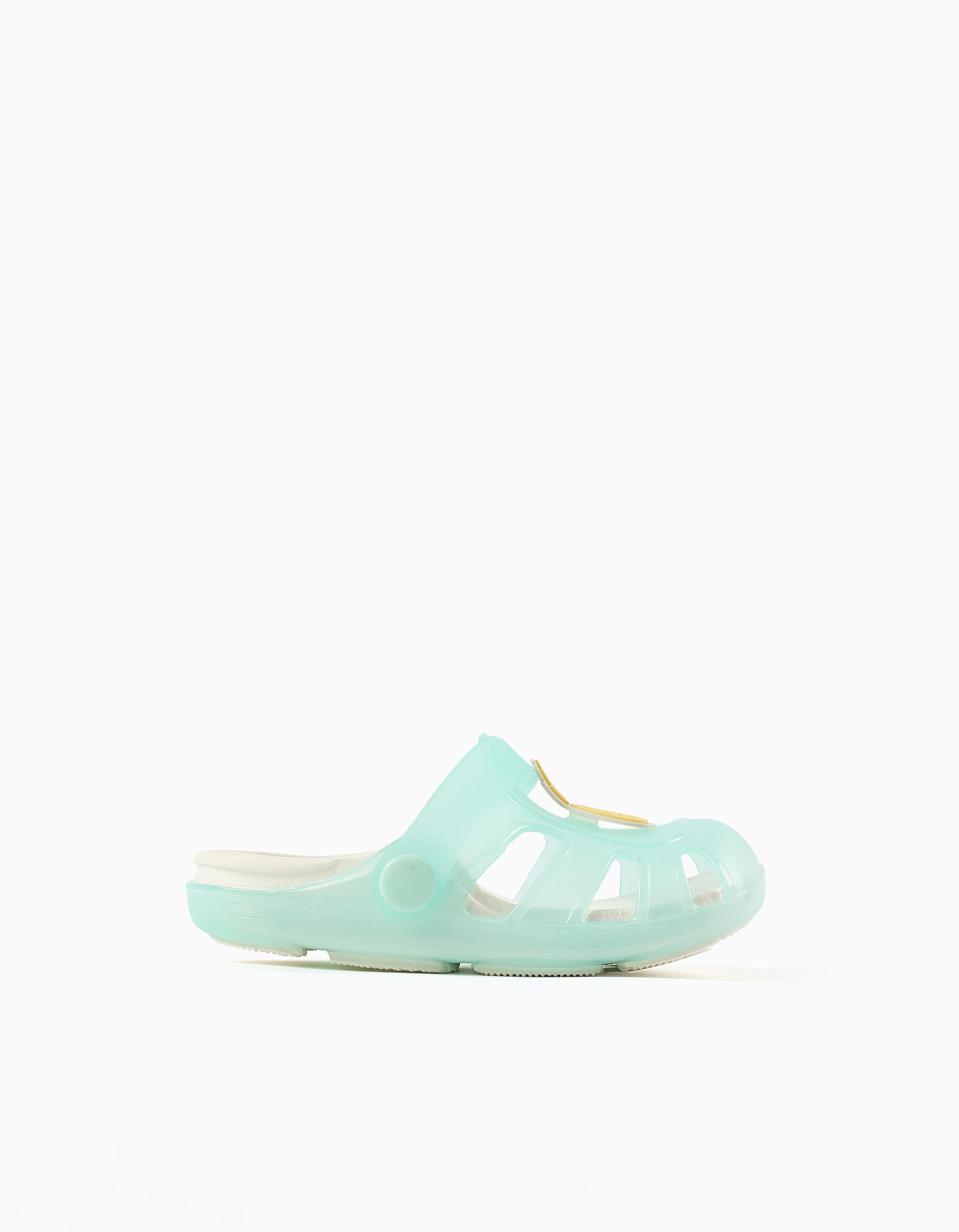 Zuecos de goma con suela antideslizante para bebé y niña, azul claro