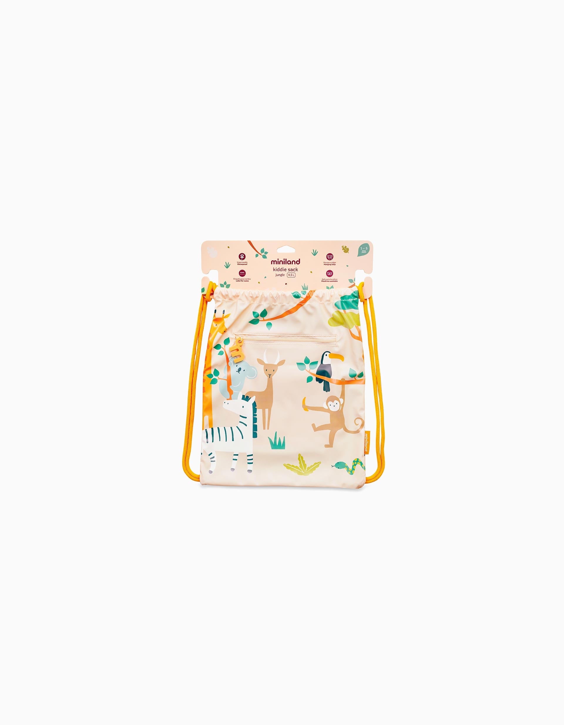 Mochila-Saco Impermeável Jungle da Miniland