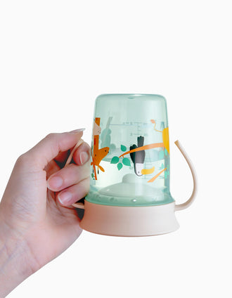Tasse d’Apprentissage Jungle 360º 270ml de Miniland, 6M+
