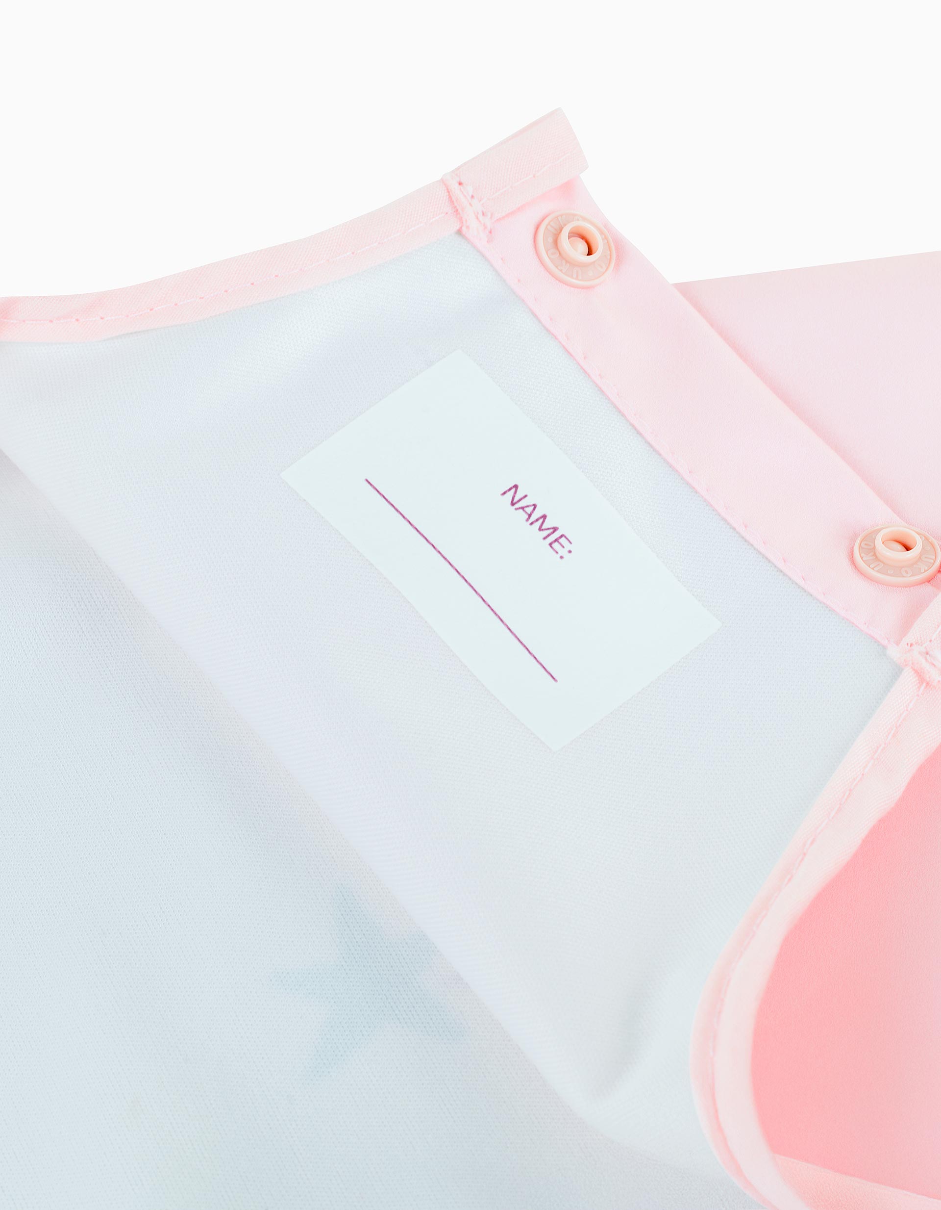 Fantasy Waterproof Soft Bib with Sleeves and Pocket by Miniland