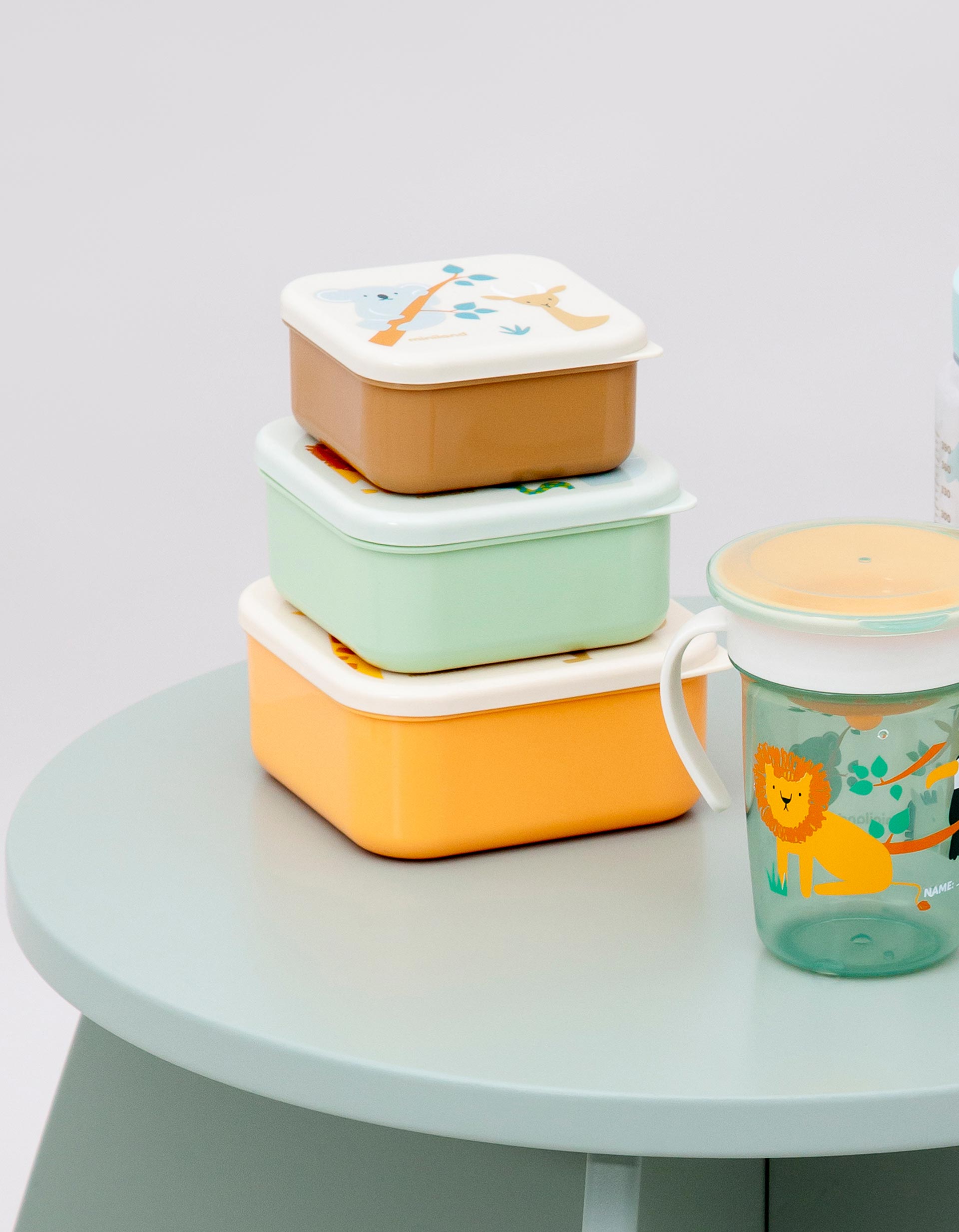 Set of 3 Snackboxes Jungle by Miniland