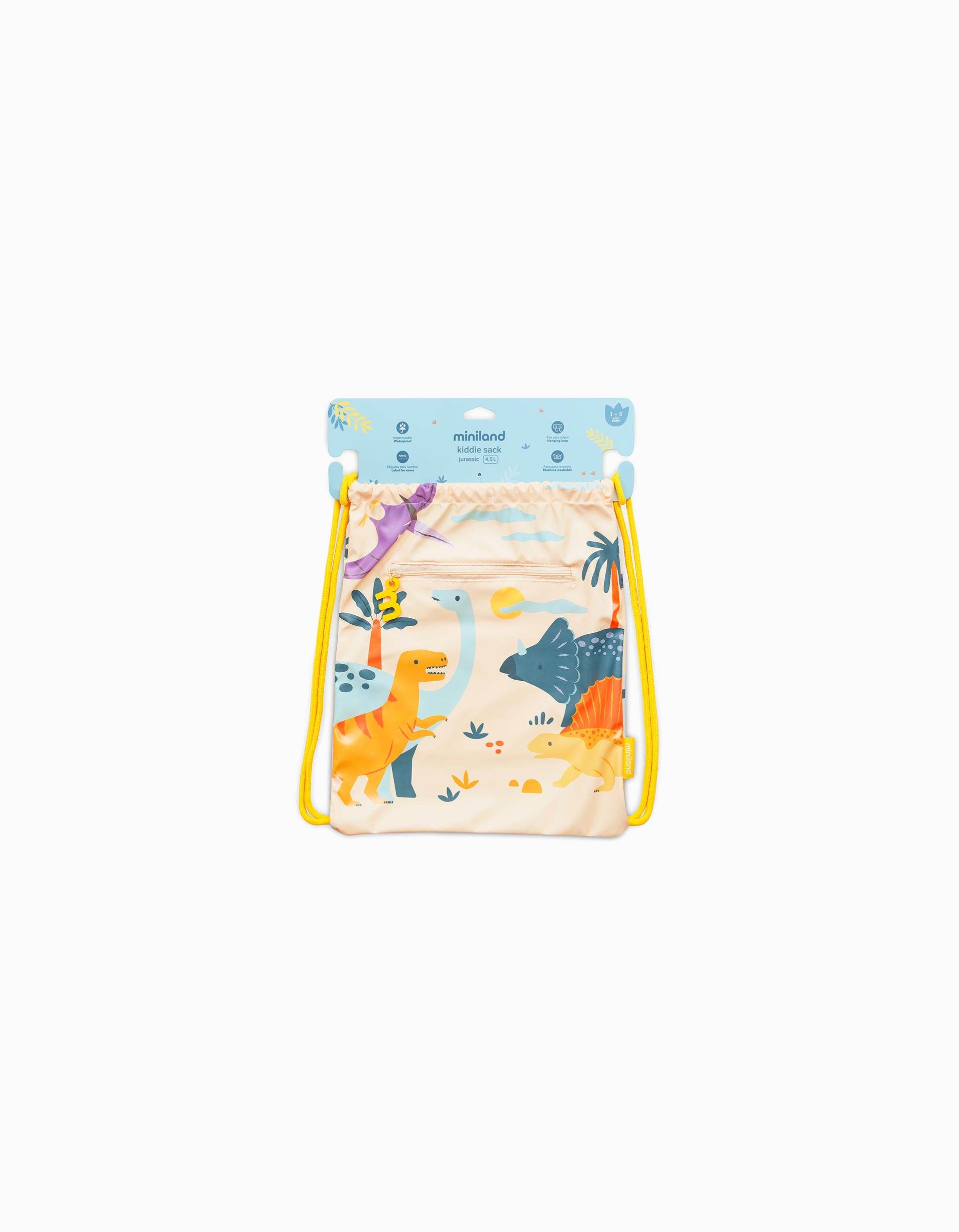 Mochila-Saco Impermeável Jurassic da Miniland
