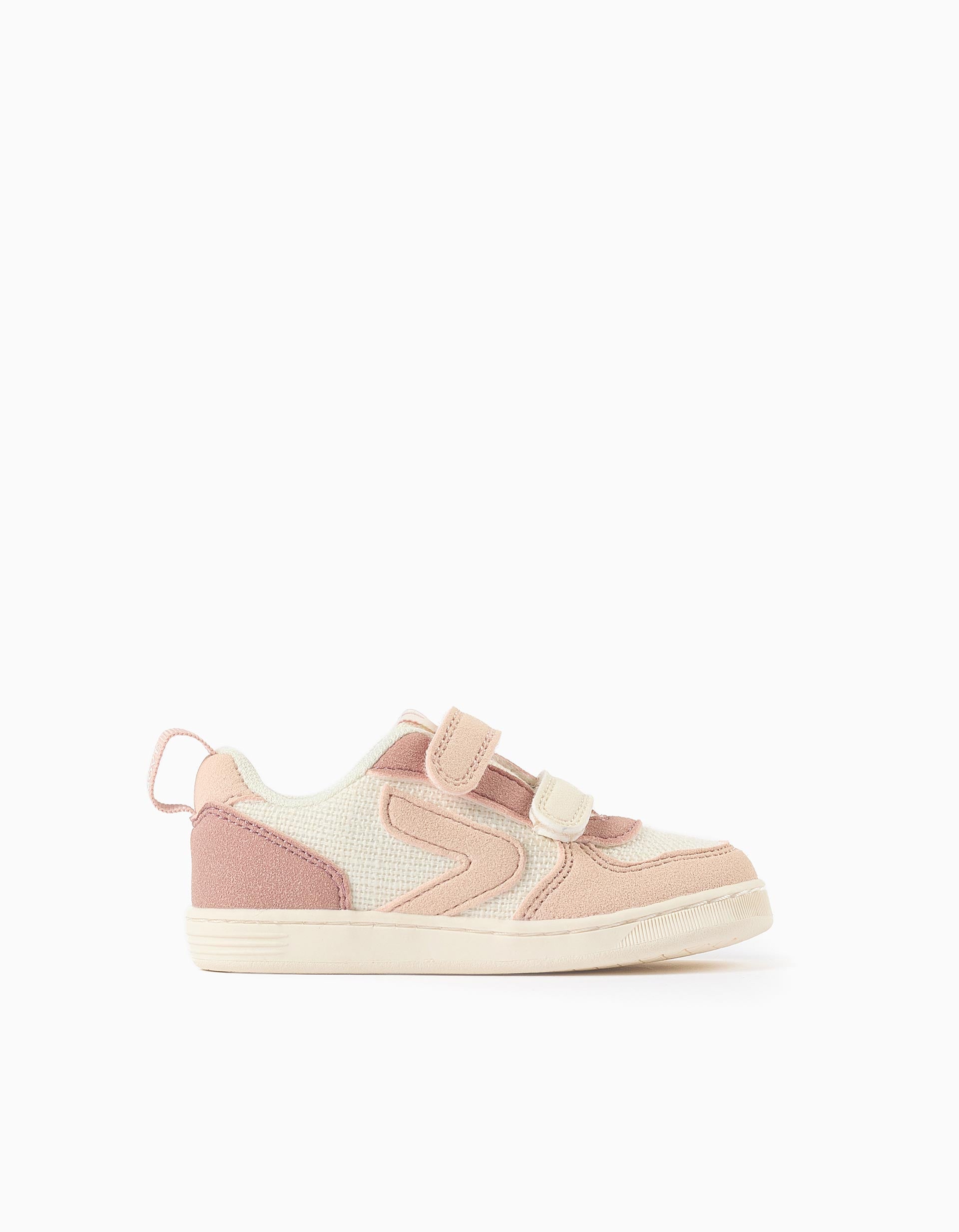 Zapatillas combinadas ZY Move para bebé niña, blanco/rosa
