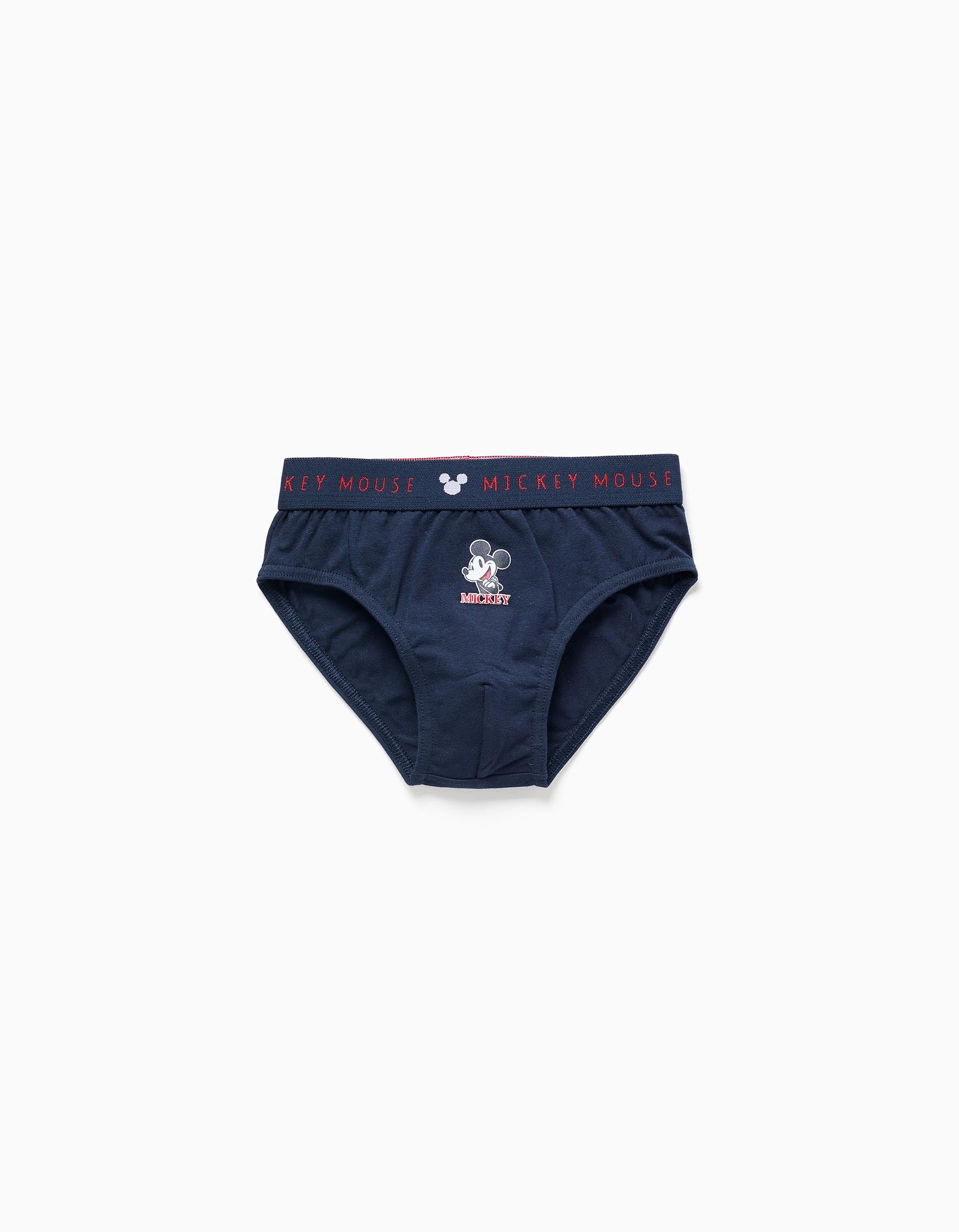 Pack of 5 cotton briefs with Mickey & Friends for boys, multicolour