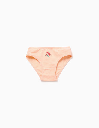 Pack de 5 cuecas de algodão com a Pequena Sereia para menina, multicolor