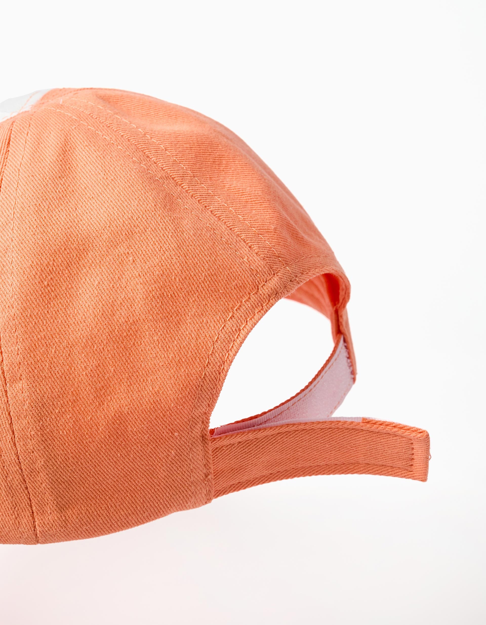 Gorra de sarga con estampado Minnie para bebé y niña, blanco/rojo/naranja