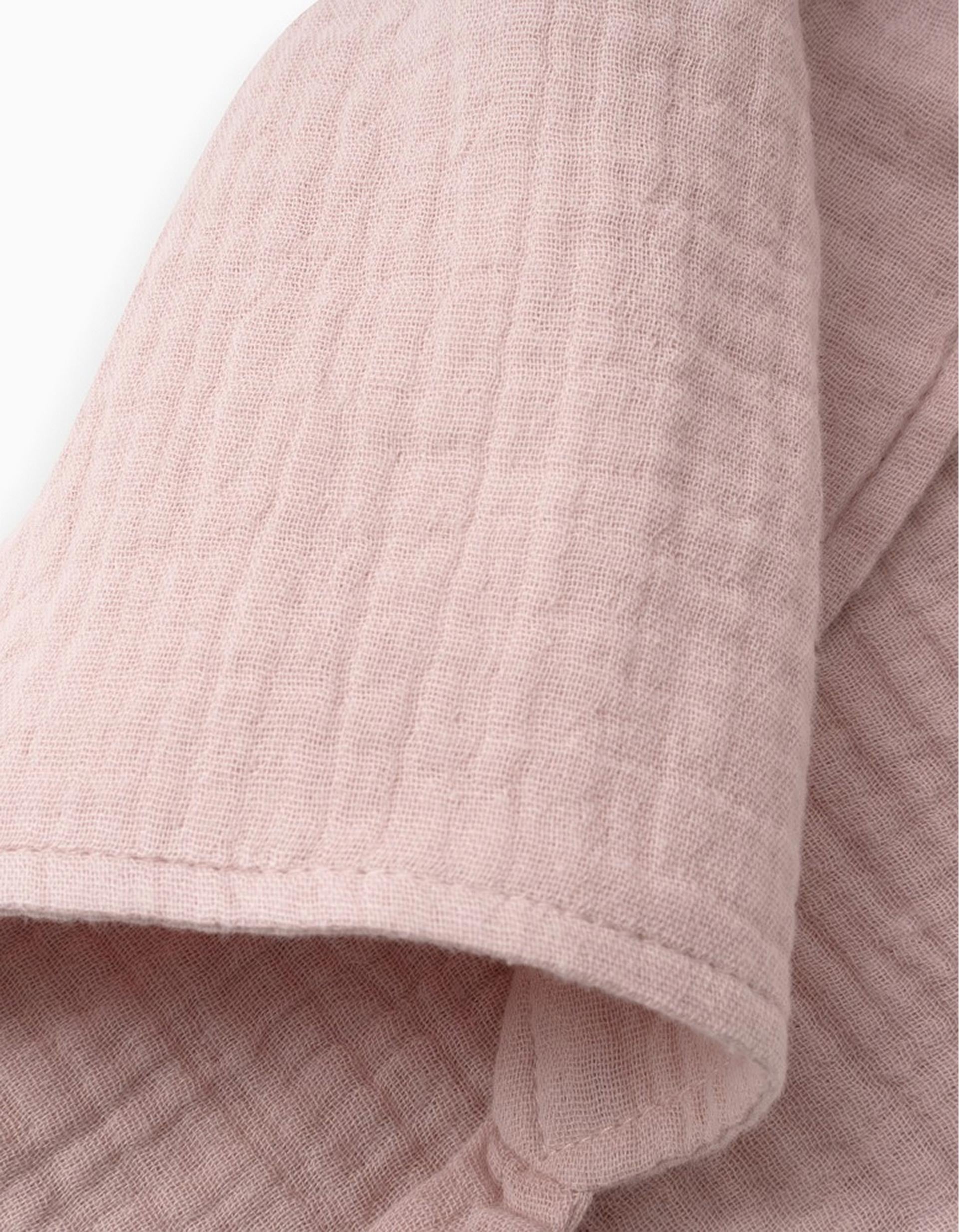 Ensemble Doudou + Bandana + Anneau de Dentition Interbaby 0M+, Rose