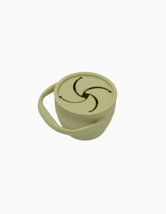 Foldable Silicone Snack Holder Interbaby, Green
