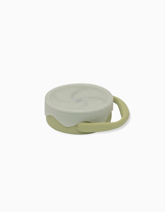 Foldable Silicone Snack Holder Interbaby, Green