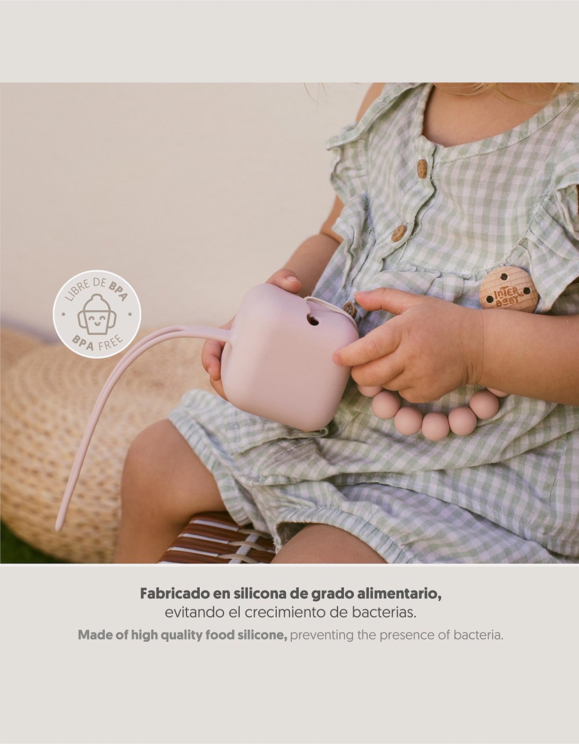 Pacifier Silicone Case Interbaby, Green