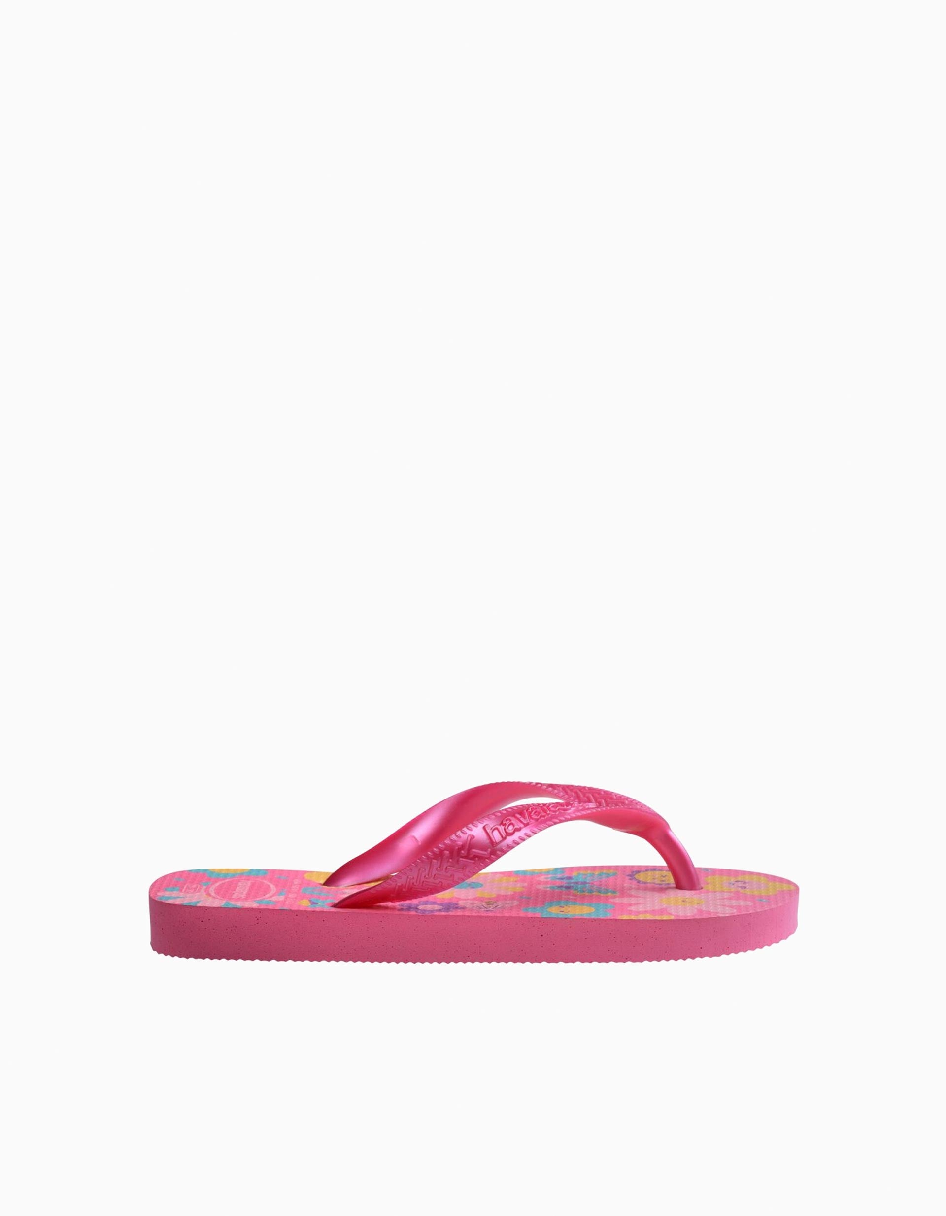Chanclas Havaianas con motivo floral para niña, rosa