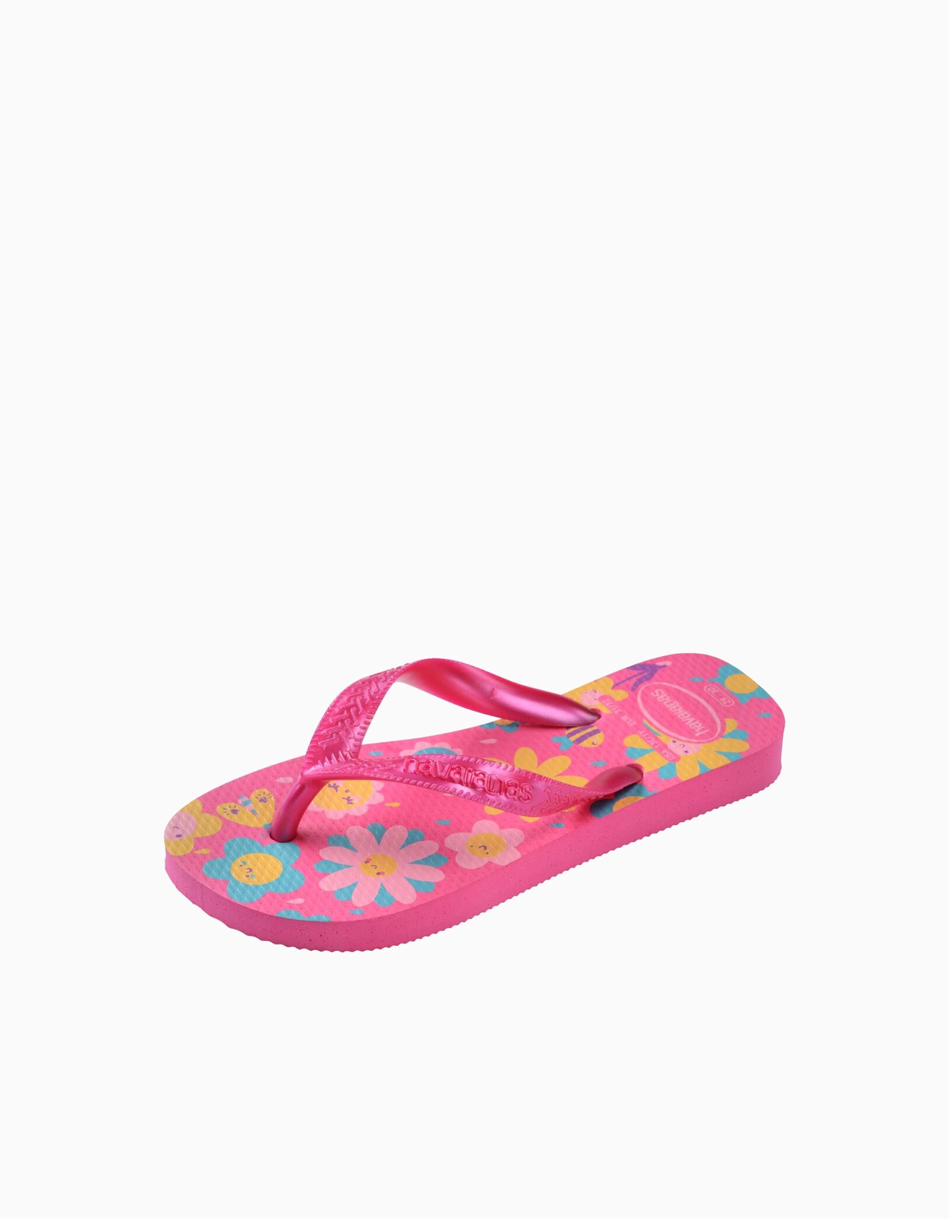 Chanclas Havaianas con motivo floral para niña, rosa