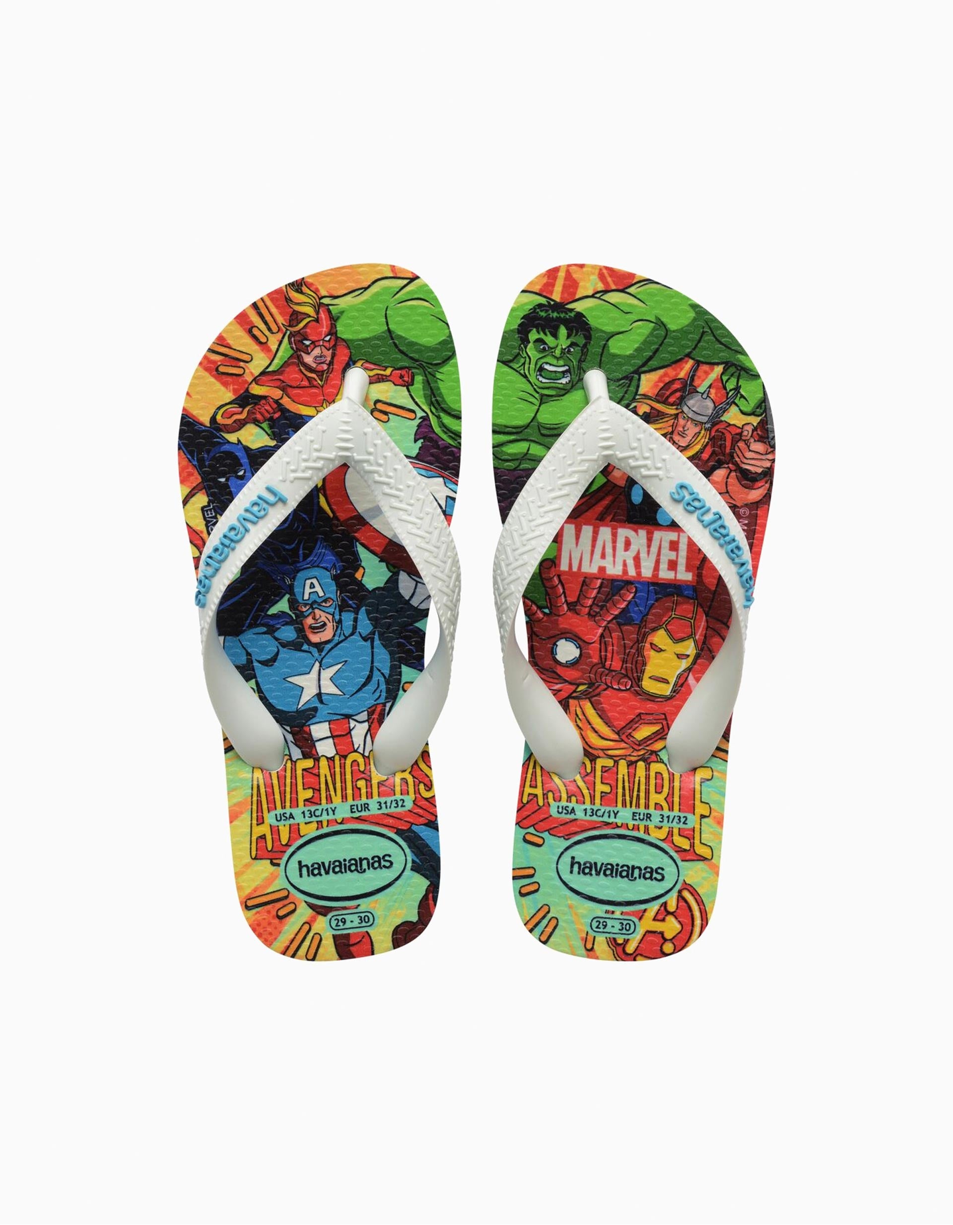 Chanclas Havaianas con estampados de Avengers para niño, multicolor