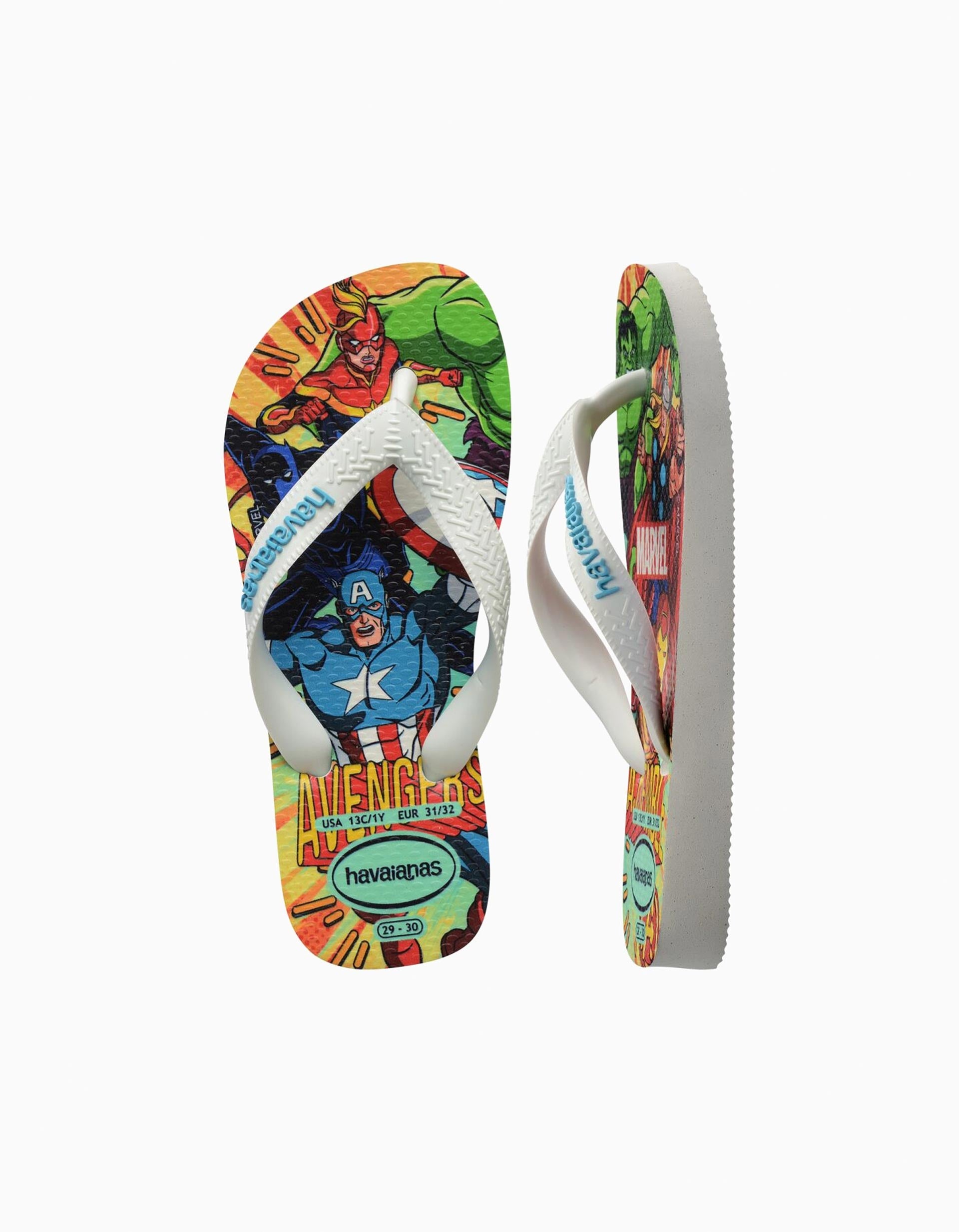 Chanclas Havaianas con estampados de Avengers para niño, multicolor