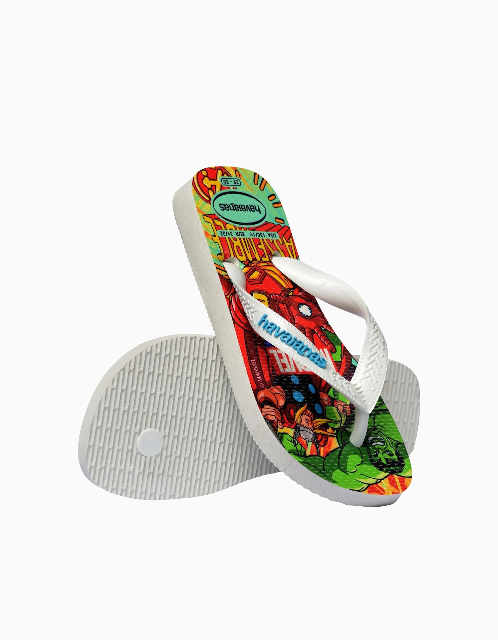 Chanclas Havaianas con estampados de Avengers para niño, multicolor