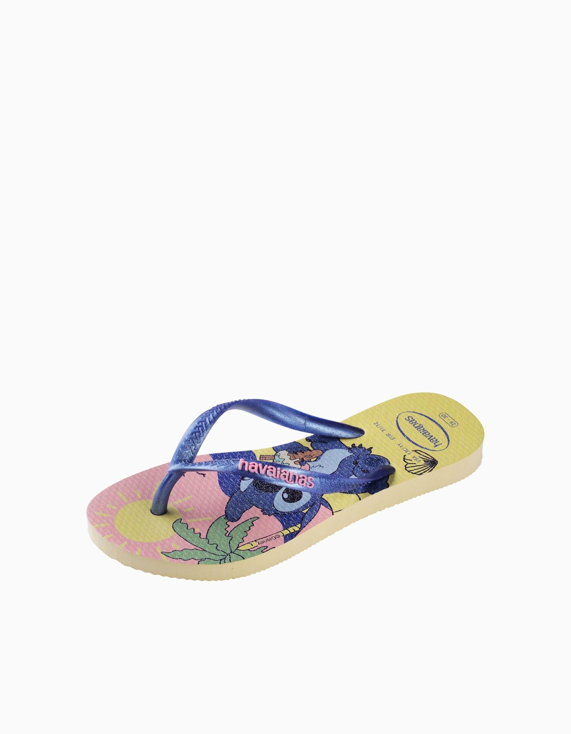 Chanclas Havaianas con estampados de Stitch para niña, multicolor