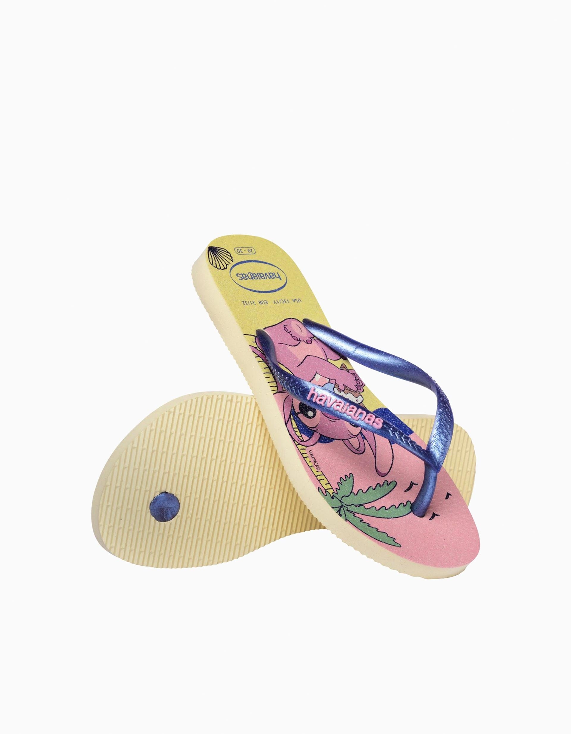 Chanclas Havaianas con estampados de Stitch para niña, multicolor