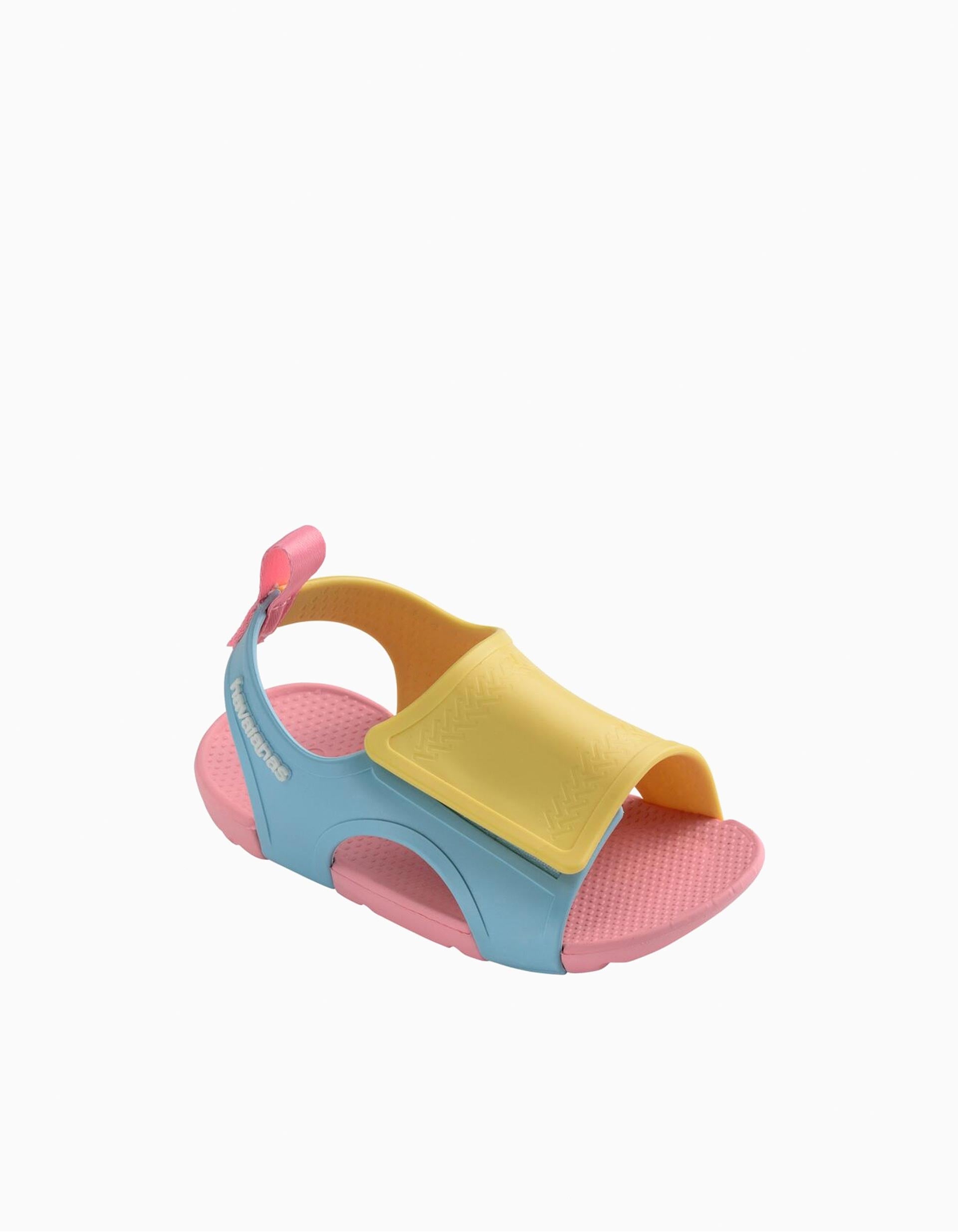 Sandalias Havaianas con tira ajustable para bebé niña, amarillo/azul/rosa