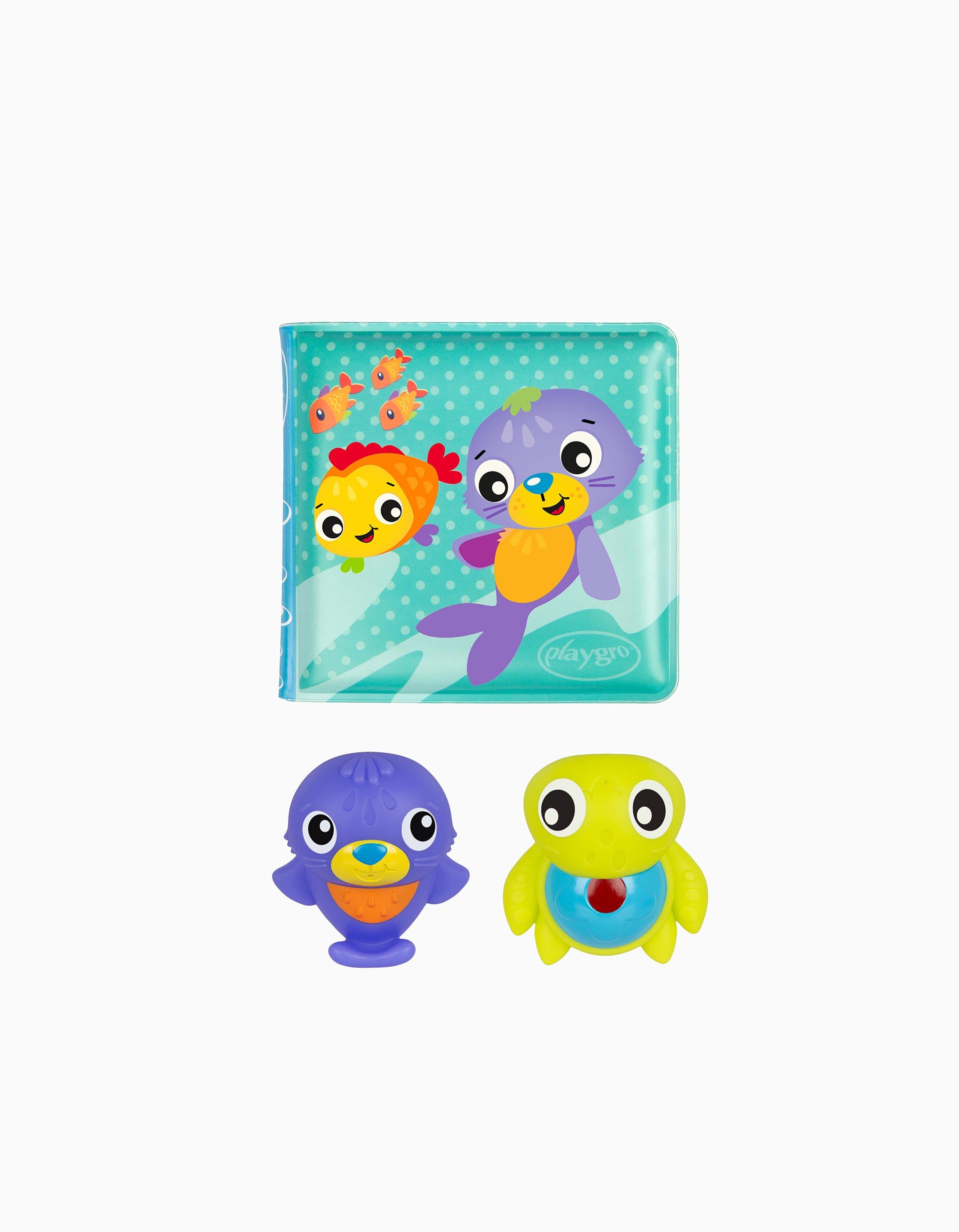 Book and Bath Toys Set, Playgro, 6M+