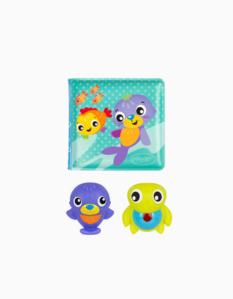 Book and Bath Toys Set Playgro 6M+