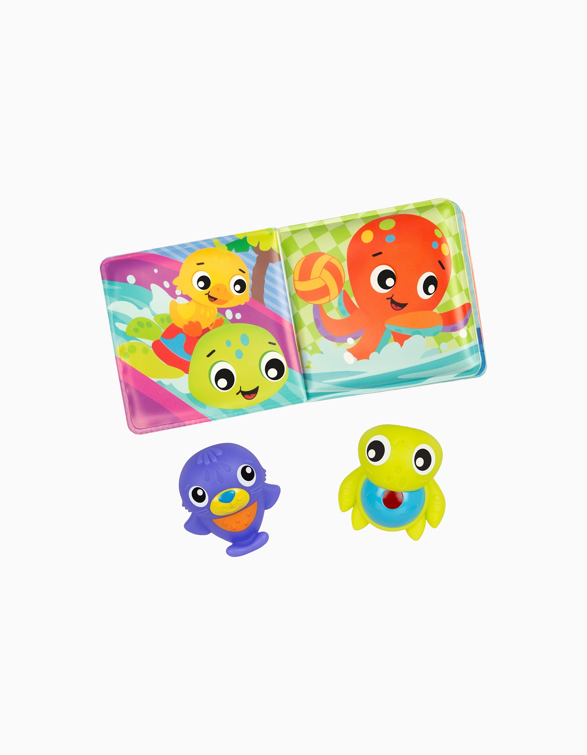 Book and Bath Toys Set, Playgro, 6M+