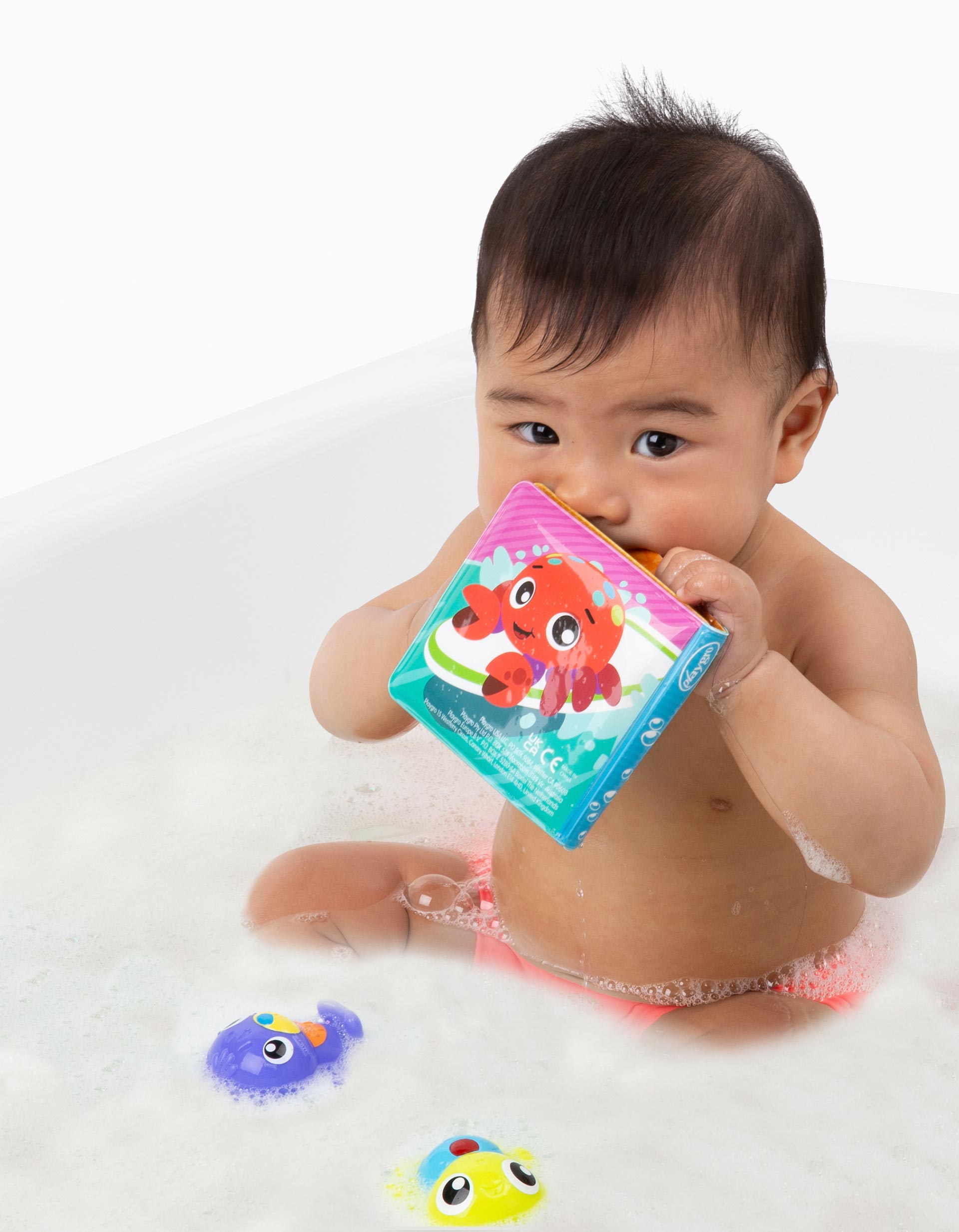 Book and Bath Toys Set, Playgro, 6M+