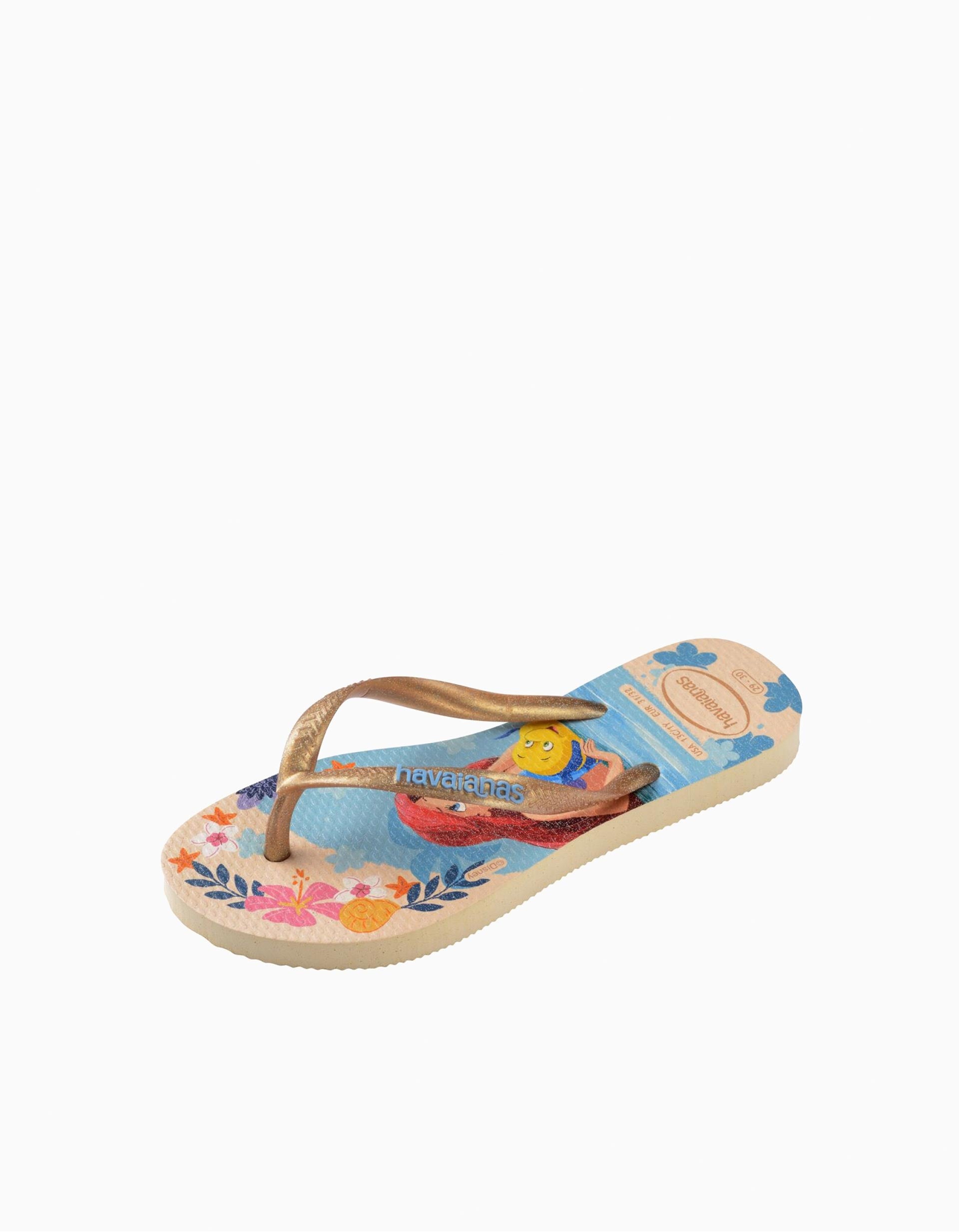 Chanclas Havaianas con estampados de Princesas para niña, multicolor