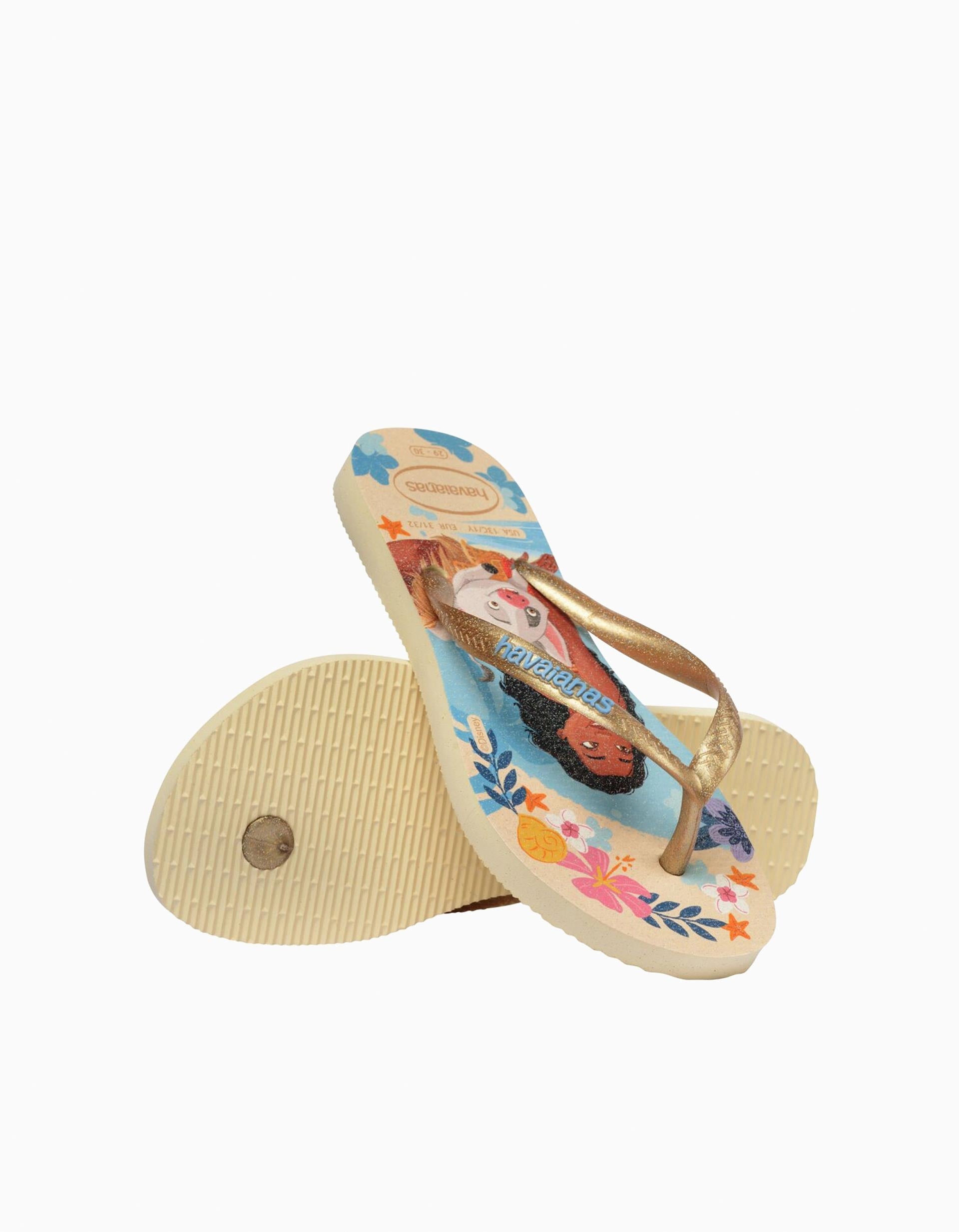 Chanclas Havaianas con estampados de Princesas para niña, multicolor