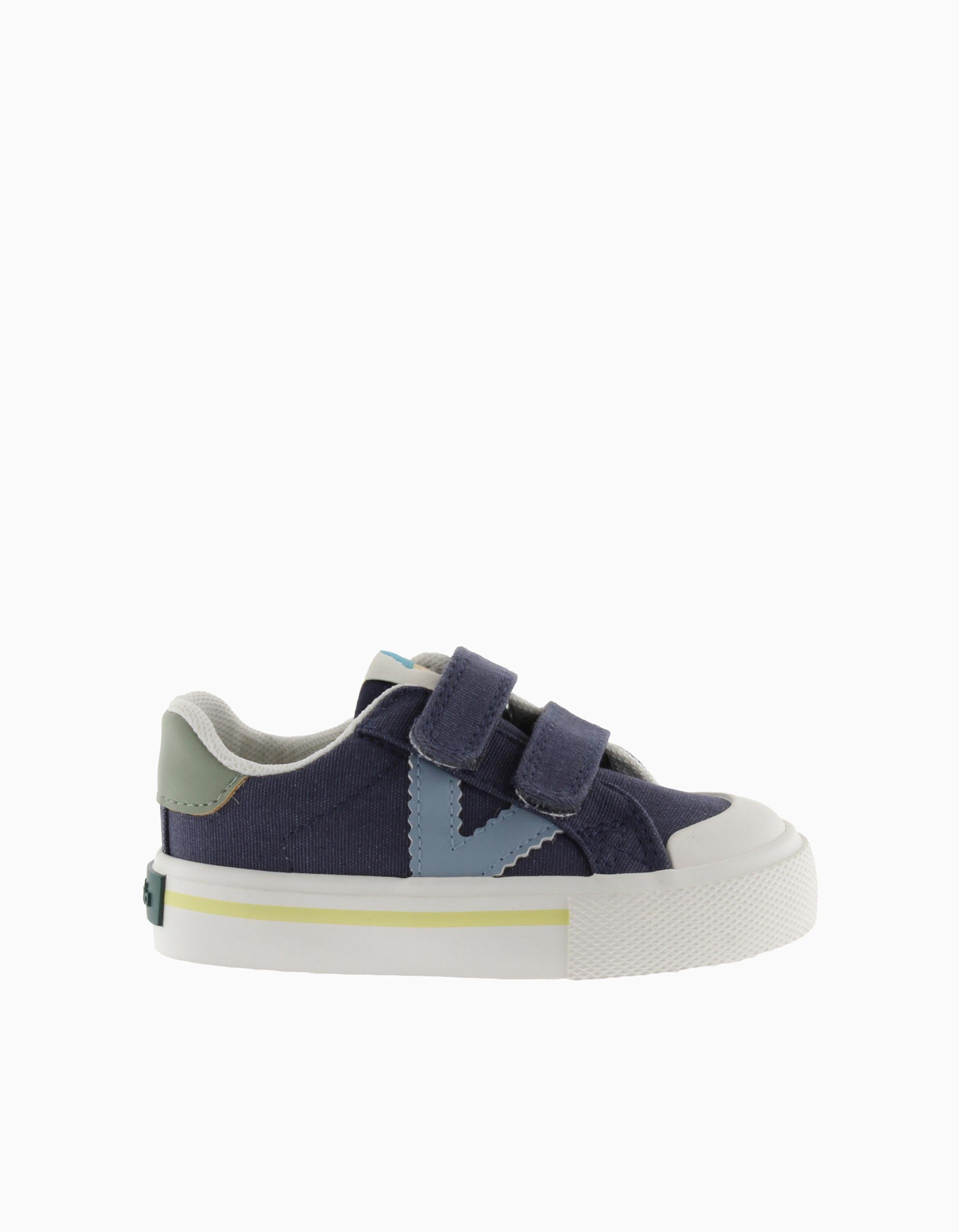 Zapatillas deportivas de lona Victoria para niño, azul oscuro
