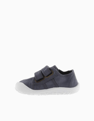 Zapatillas de lona Barefoot Victoria para niños, azul oscuro