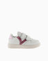 Victoria trainers with glitter for girls, white/pink