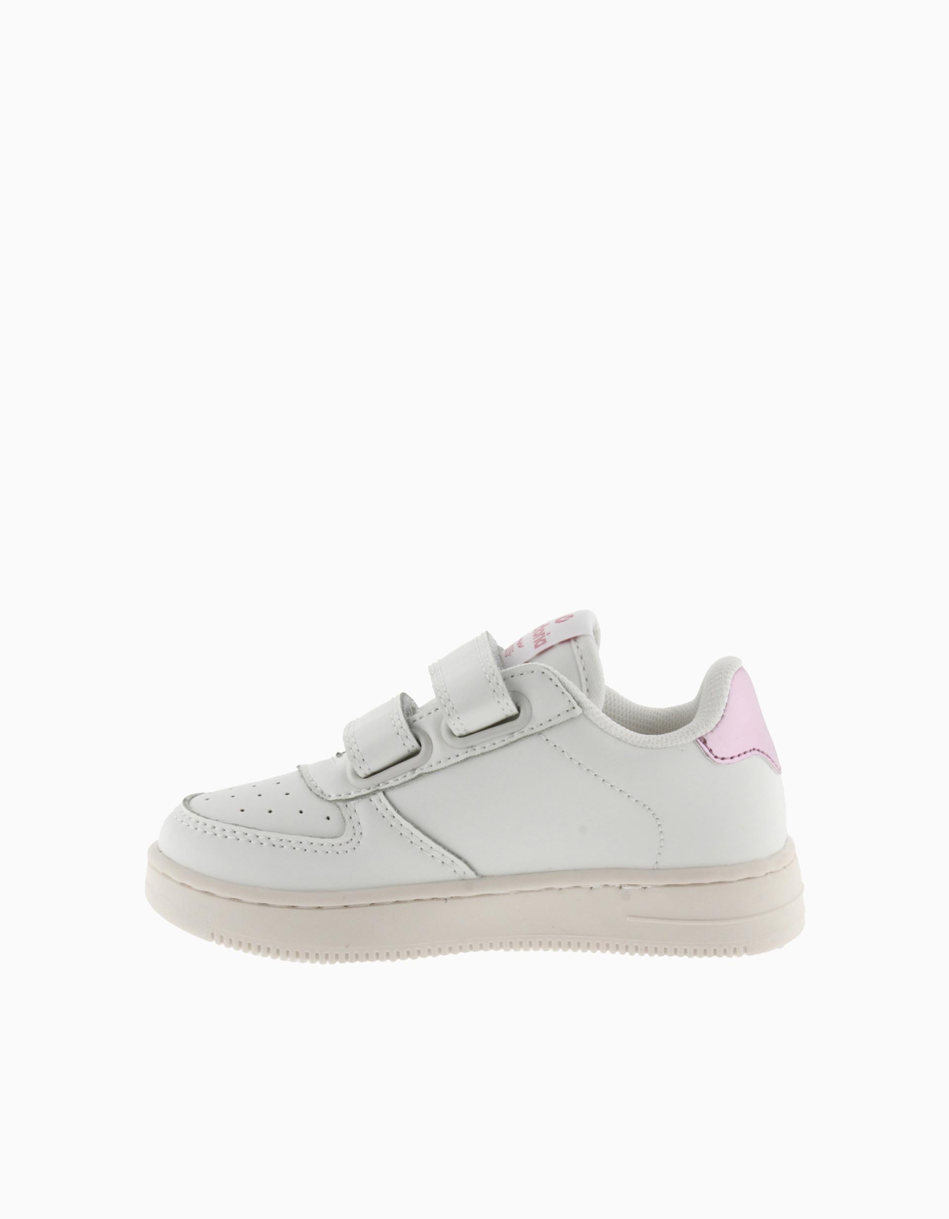 Victoria trainers with glitter for girls, white/pink