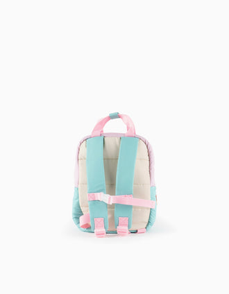 Sac à dos en nylon multi-compartiment Victoria pour bébé fille, multicolore
