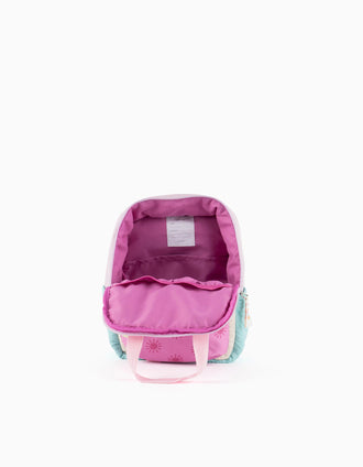 Sac à dos en nylon multi-compartiment Victoria pour bébé fille, multicolore